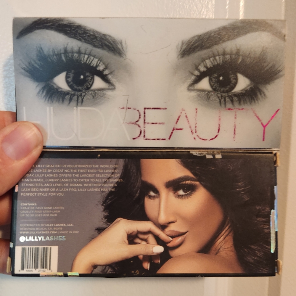 Samantha 7 Huda and Lilli lashes